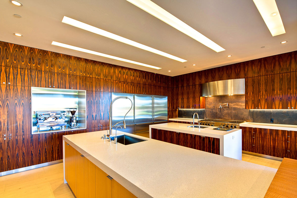 Double Kitchen Island, Ironwood Estate in Paradise Valley, Arizona by Kendle Design Collaborative