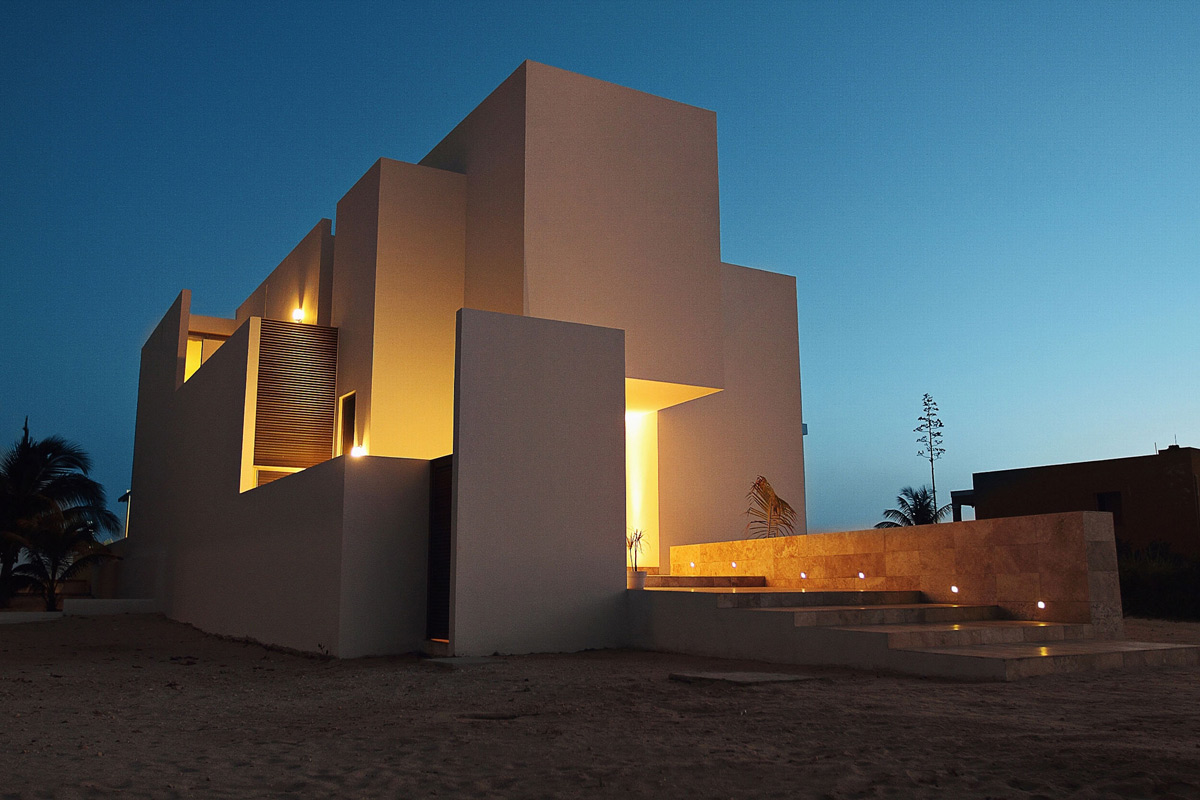 Front, Lighting, Tuunich Kanab in San Bruno, Mexico by Seijo Peon Arquitectos