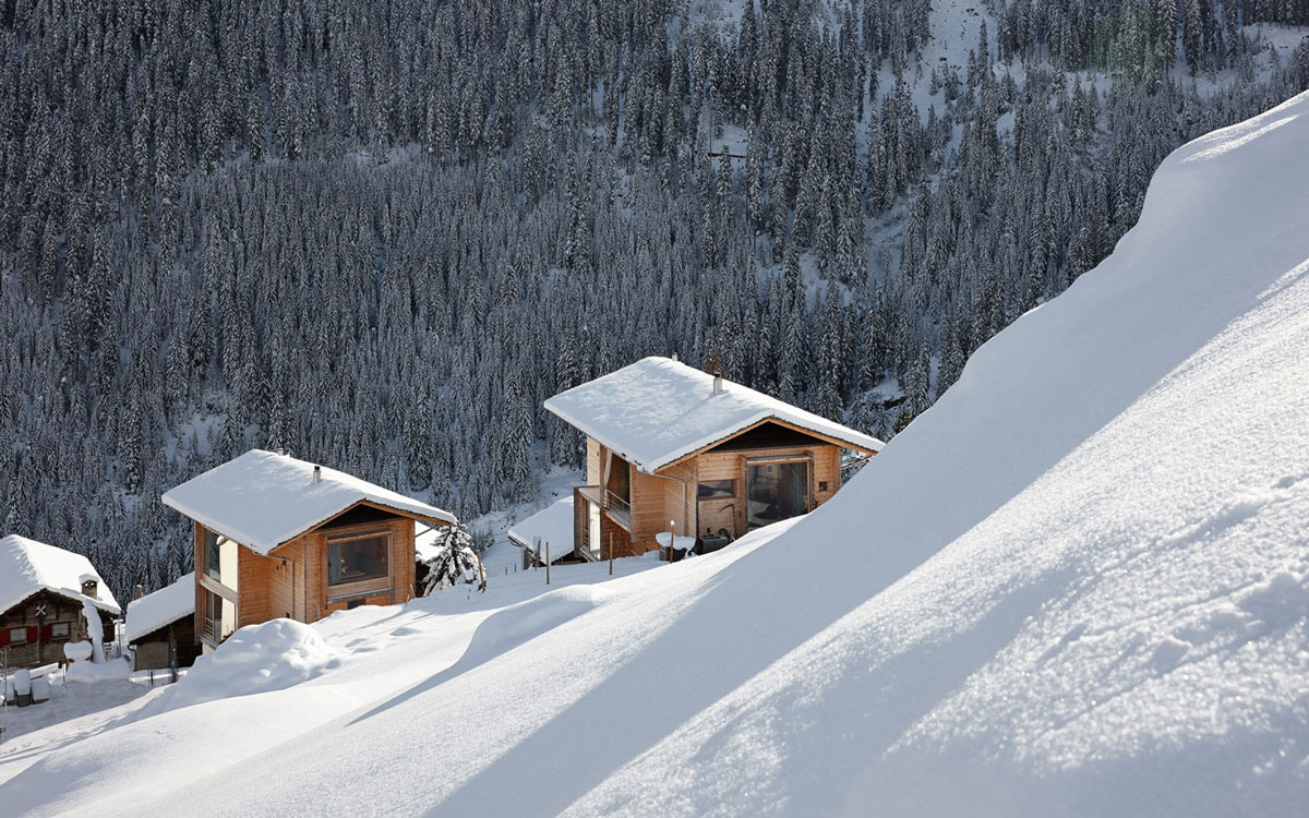 Zumthor Vacation Homes in Leis, Switzerland