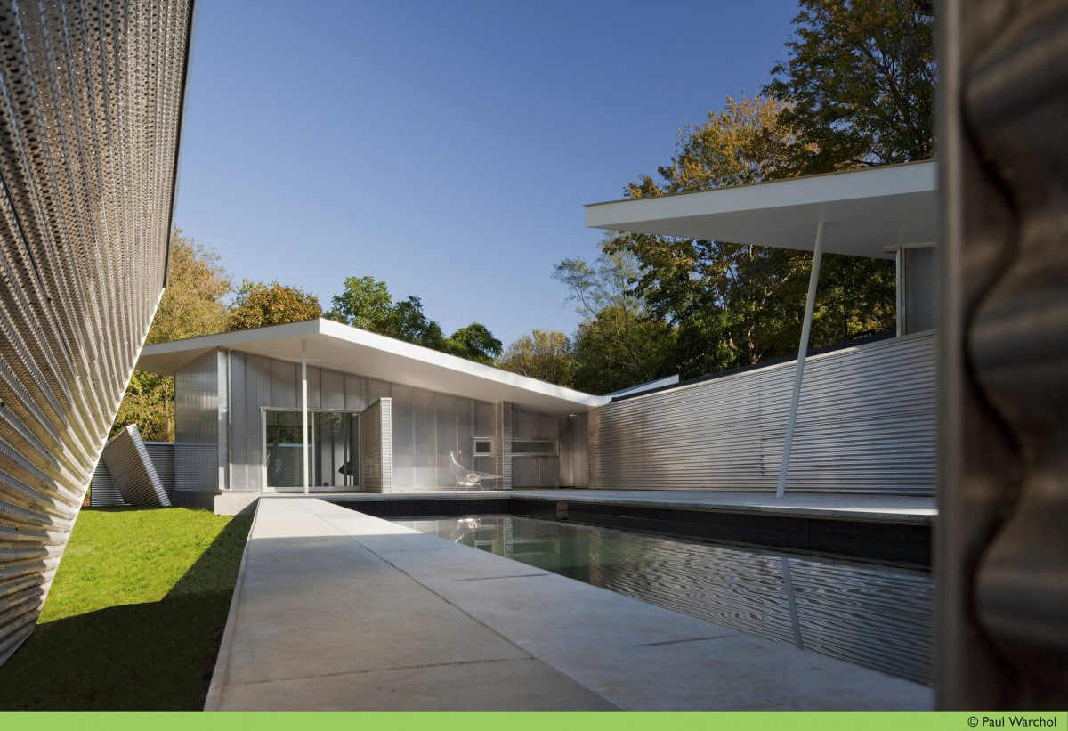 State I, Pool, Terrace, Colorful Summer Retreat in New York by Stamberg Aferiat + Associates