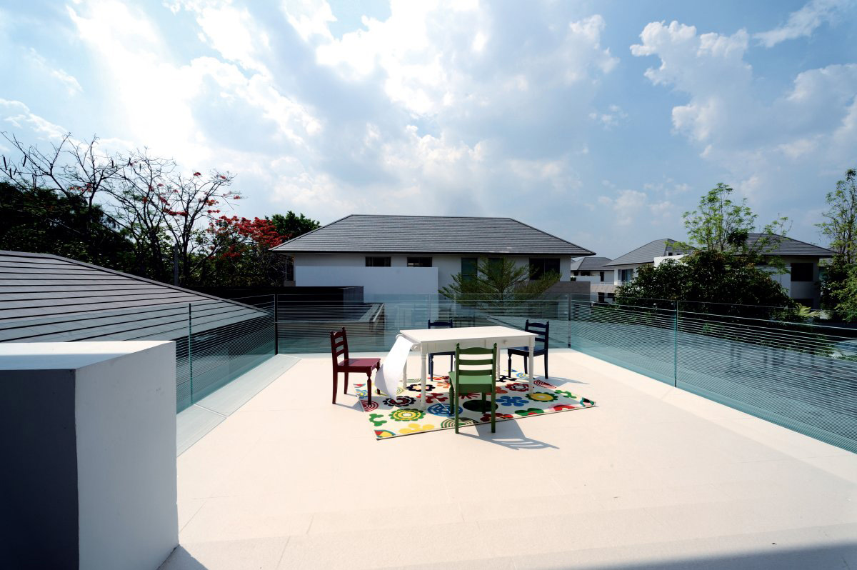 Roof, Table, Baan Citta in Bangkok, Thailand by THE XSS