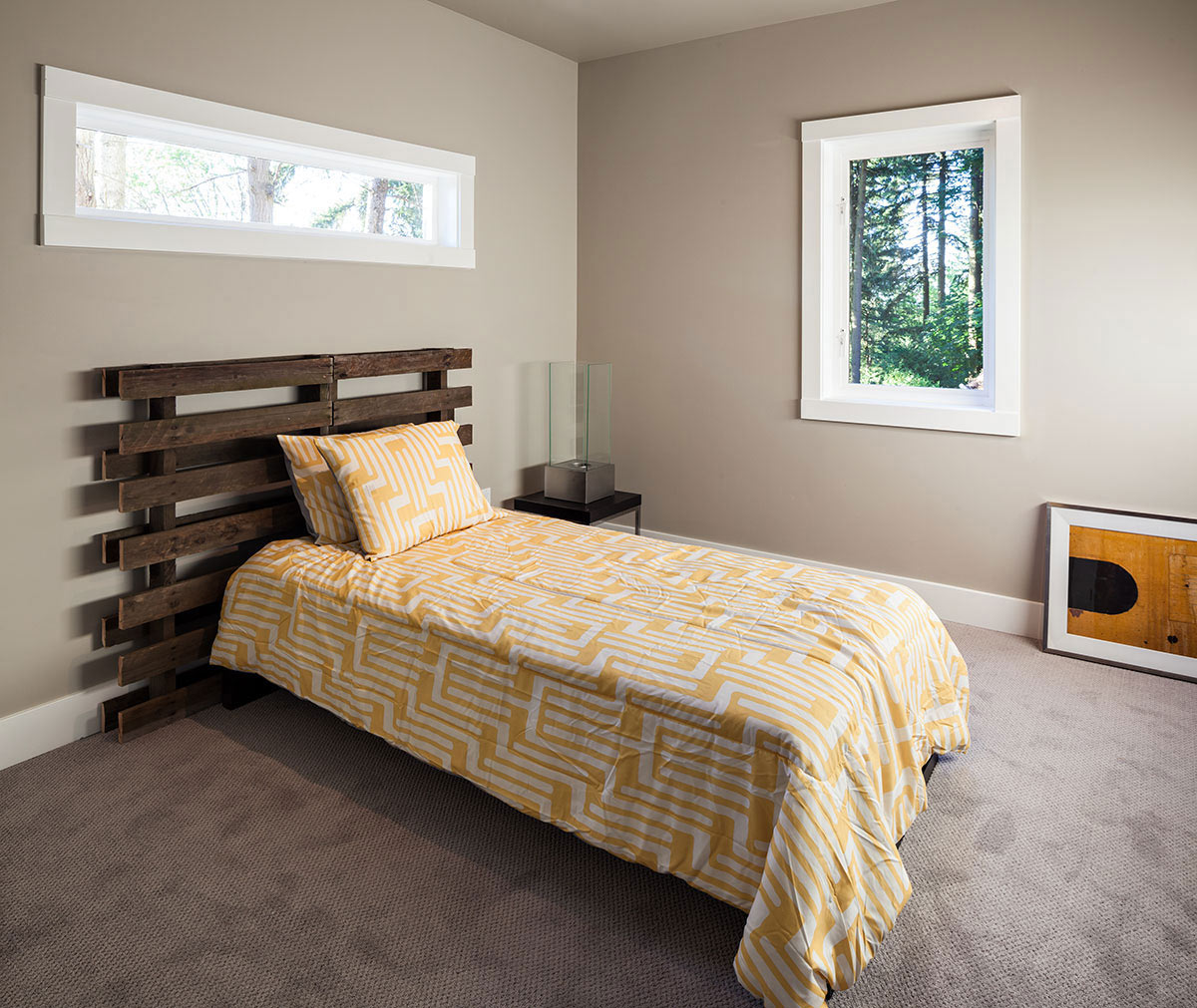 Bedroom, Modern Home in Eugene, Oregon by Jordan Iverson Signature Homes