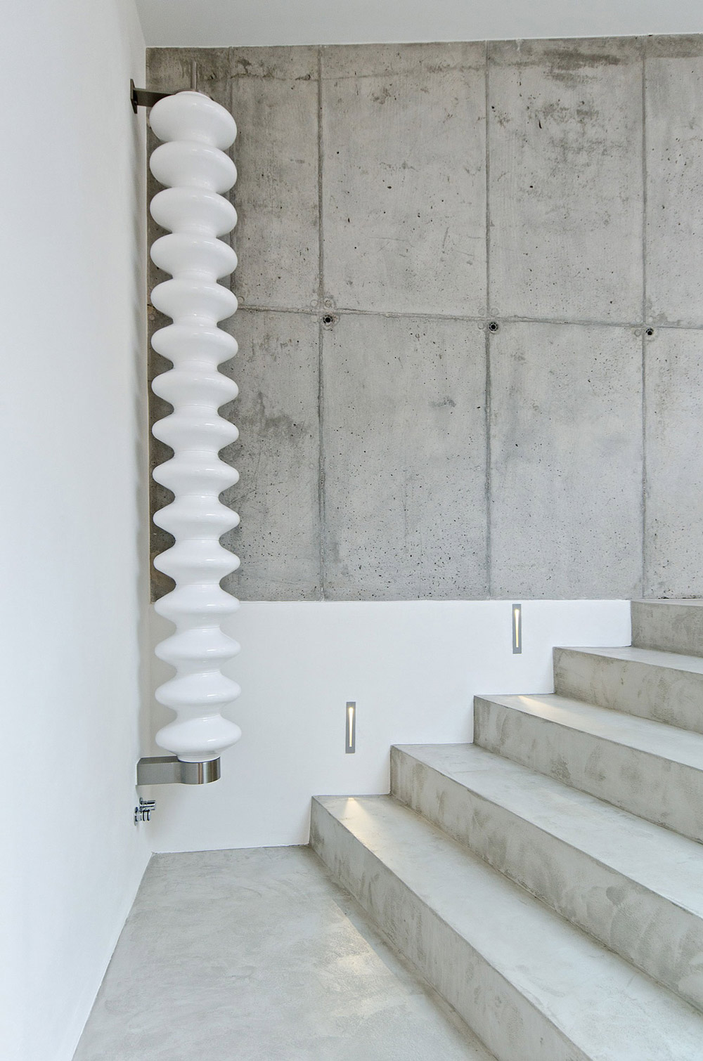Concrete, Stairs, Lighting, Concrete Interior Design in Osice, Czech Republic