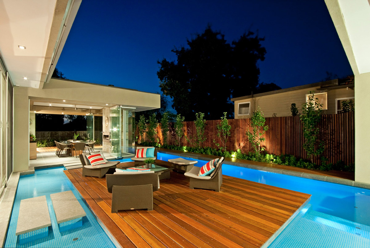 Pool, Island, Steps, Home in Canterbury, Australia