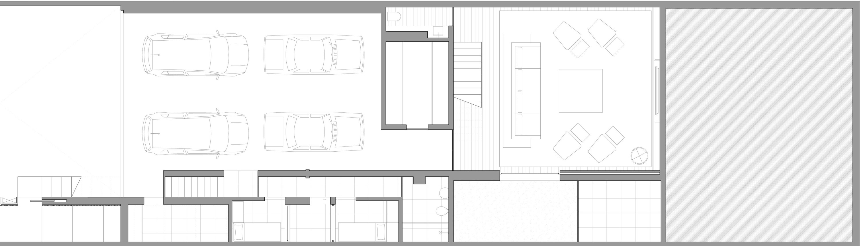 Ground Floor Plan, Sophisticated Family Home in São Paulo, Brazil