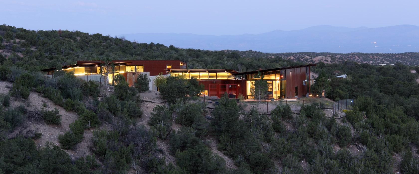 Hills, Desert House in Santa Fe, New Mexico