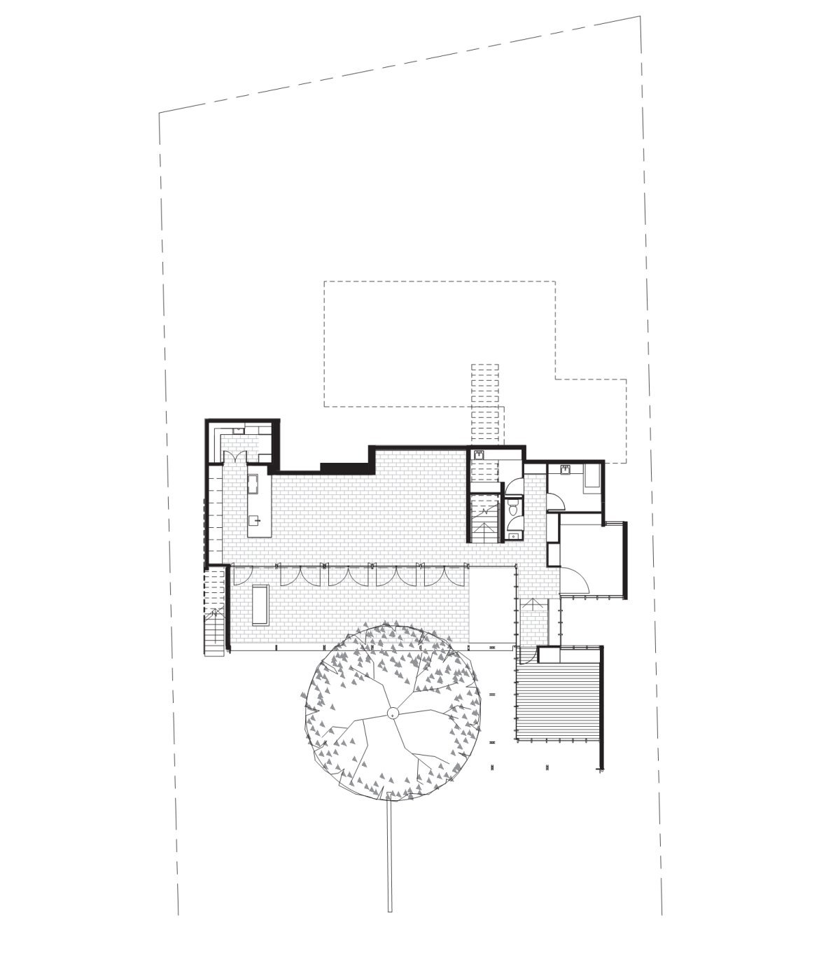 First Floor Plan, Taringa House in Brisbane, Australia