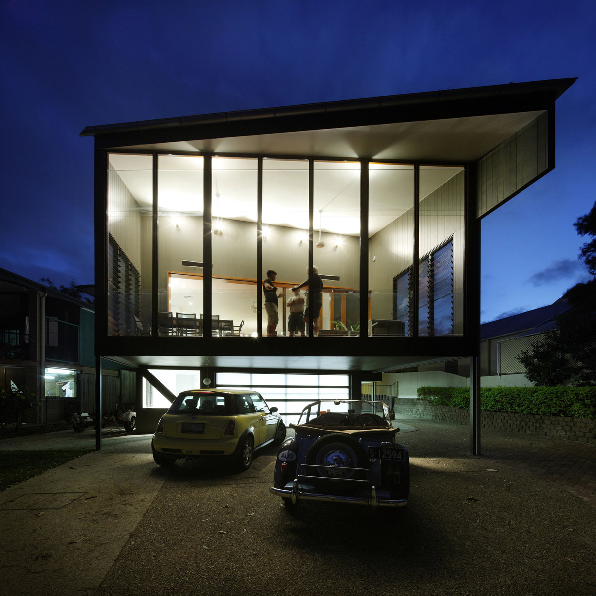 Evening, Lighting, Renovation and Extension in Chelmer, Brisbane