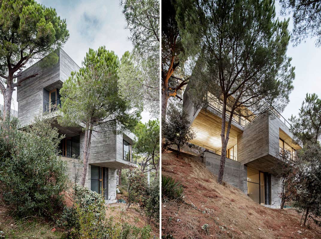 Concrete Home in Sant Pol de Mar, Spain