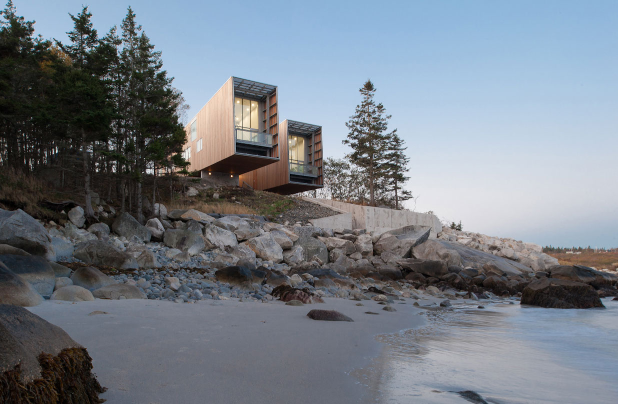 Cantilevered Family Home in Port Mouton, Nova Scotia