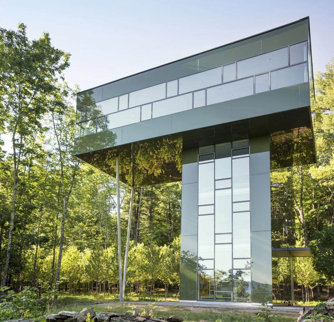 Reflecting Glass, Unique Treetop Home in Upstate New York