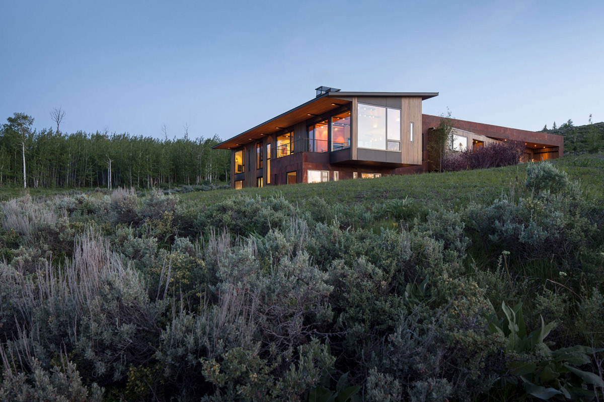 Hillside House in Jackson, Wyoming