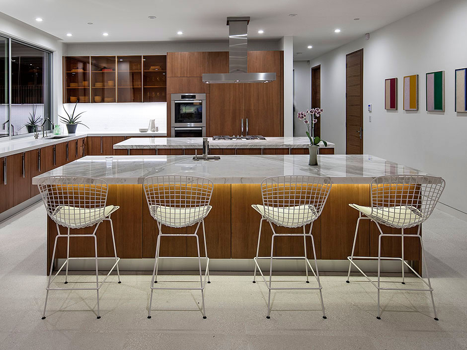 Breakfast Bar, Kitchen, Magnificent Modern Home on Sunset Strip