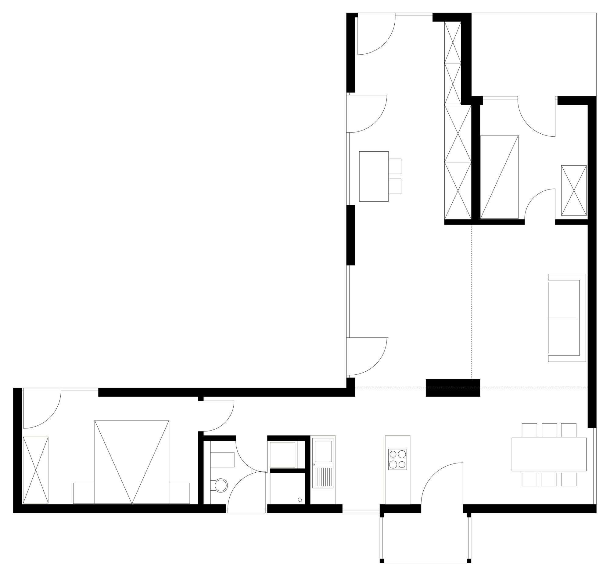 Floor Plan, Container House in Kall, Germany