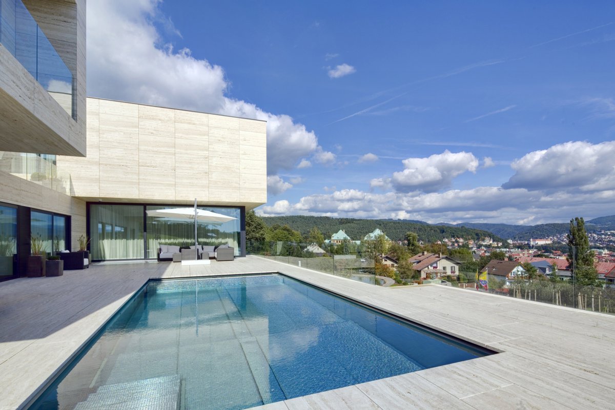 Swimming Pool, Terrace, Views, Home in Decín, Czech Republic