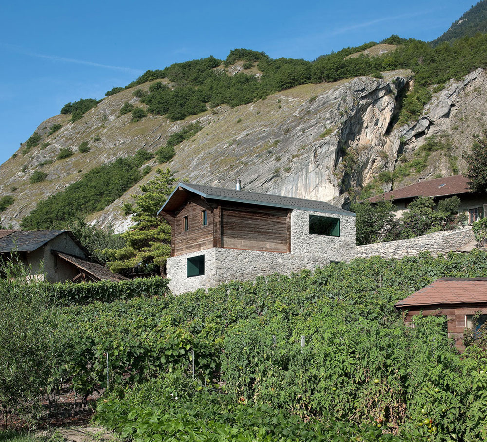 Cliffs, Home Remodel in Vétroz, Switzerland