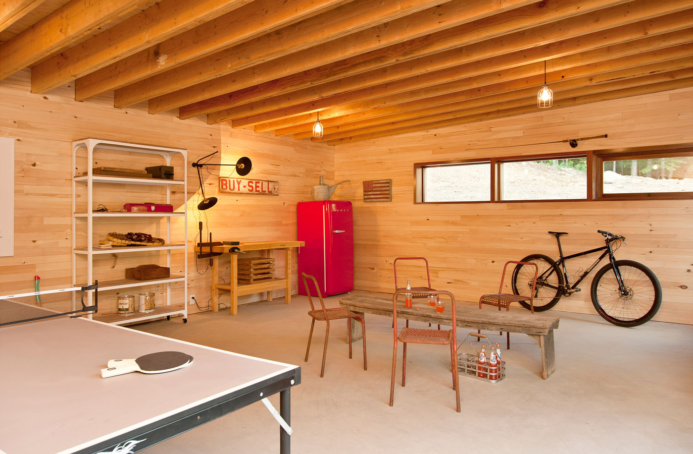 Games Room, Wood and Glass House in Kerhonkson