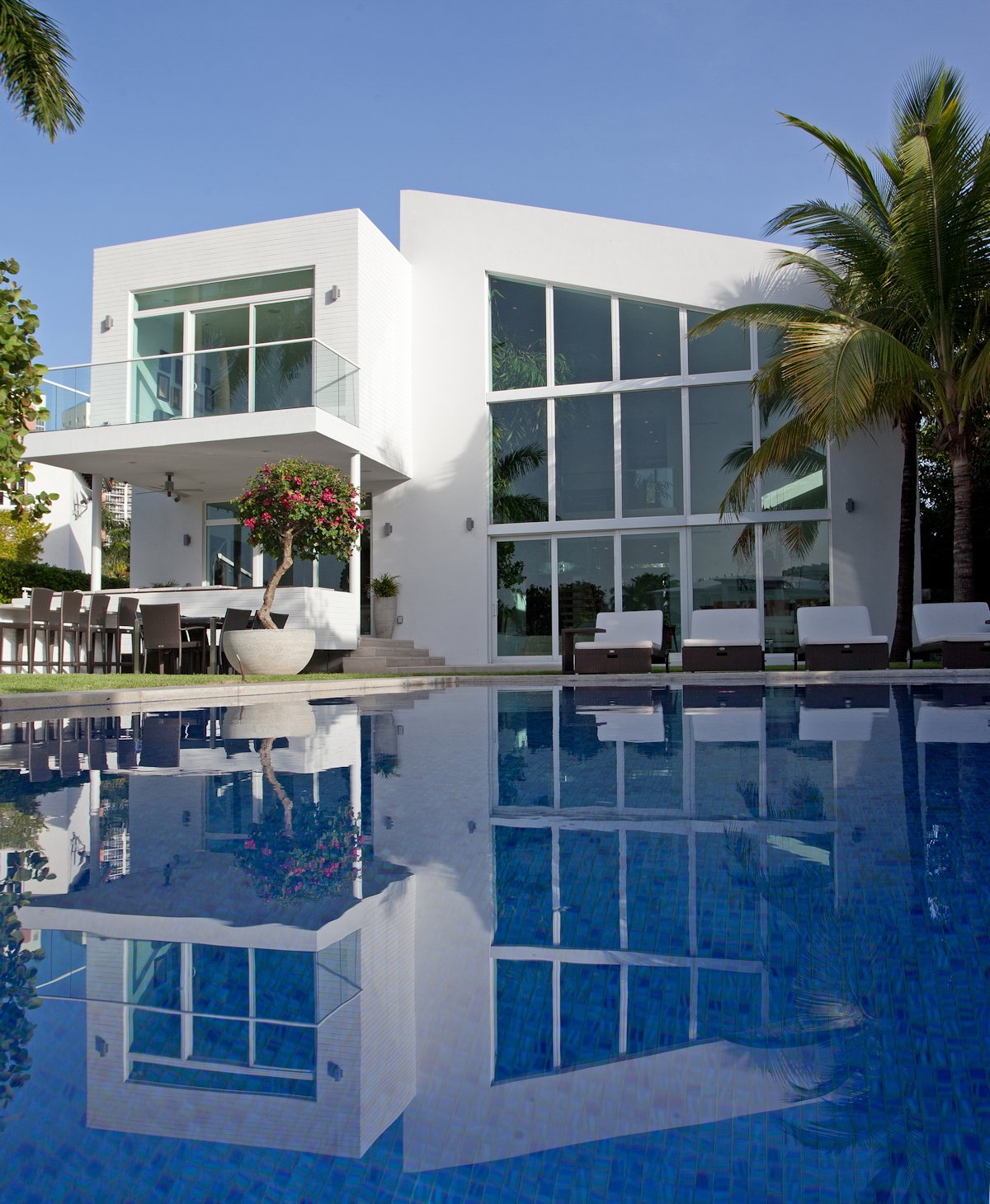 Pool, House in Golden Beach, Florida