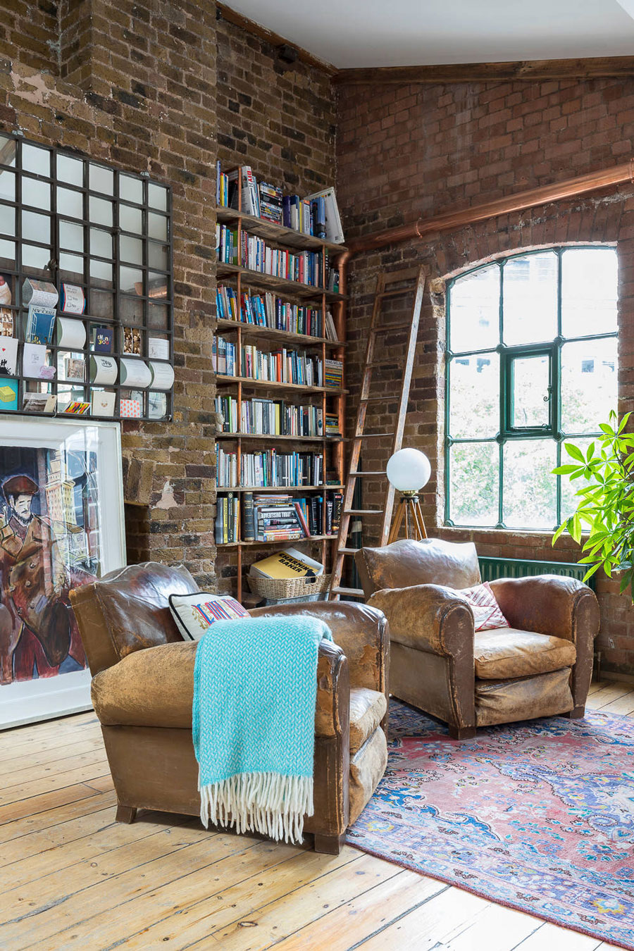 Library ladder, art